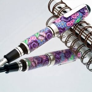 Purple Rose Fountain Pen