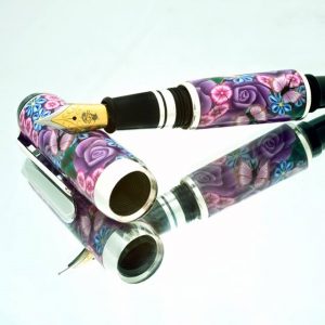 Purple Rose Fountain Pen