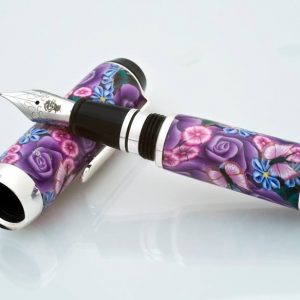 Purple Rose Fountain Pen