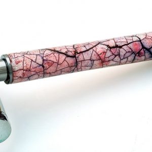 Pink Faux Raku