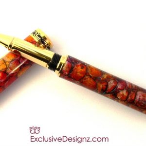 Flame~Dragon Scale Rollerball Pen