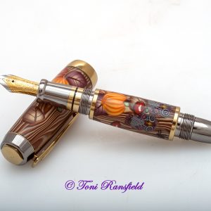 Woodsy Owl Havana Fountain Pen