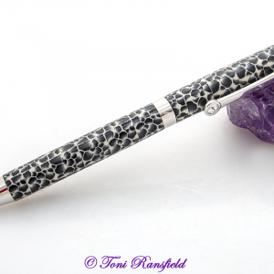 Black and White Print Ballpoint Pen