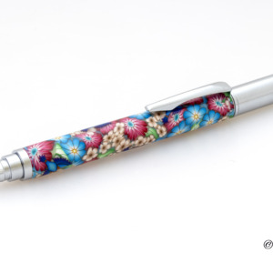 Red Flowers with Blue Birds