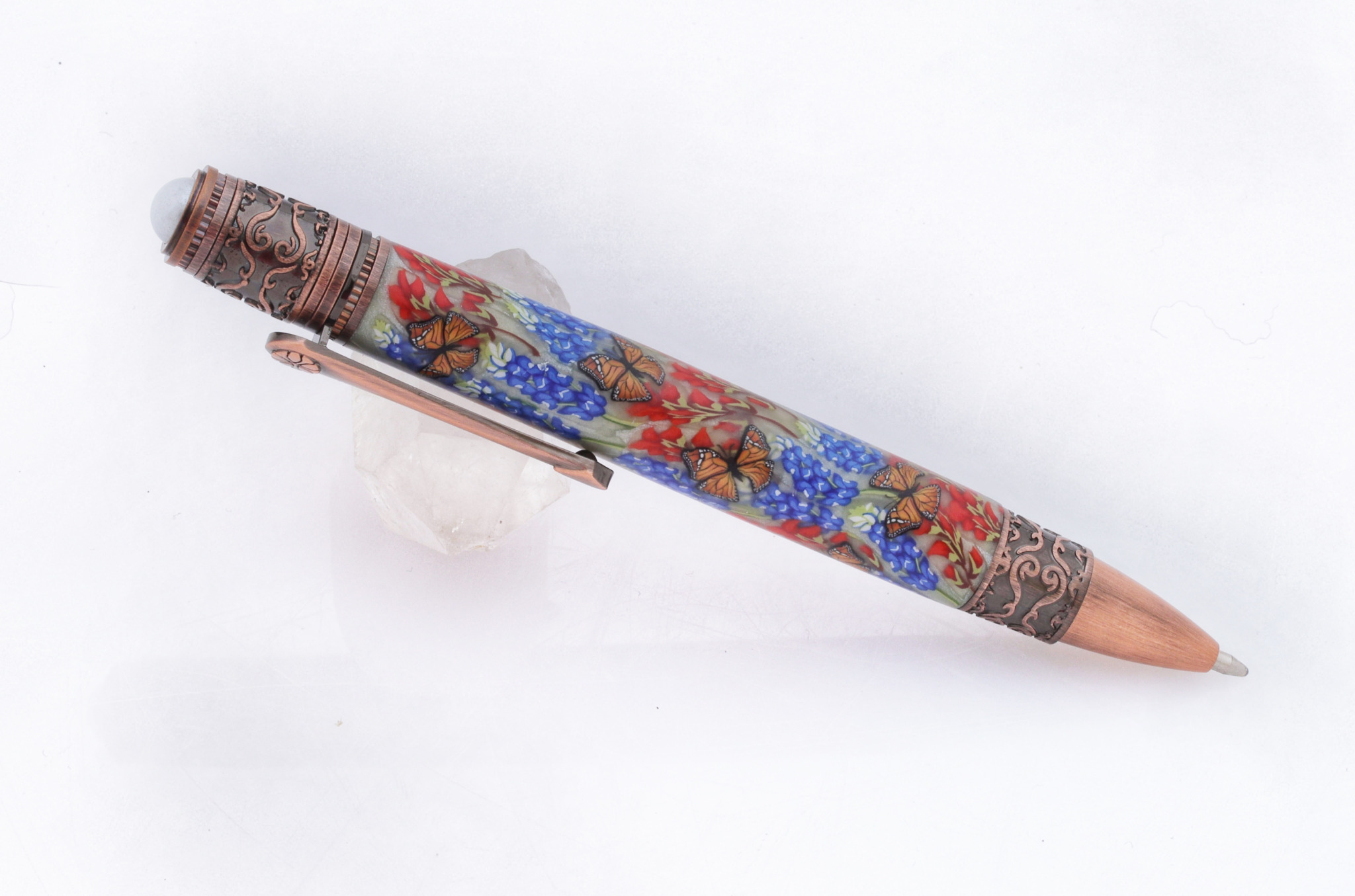 Texas Flowers and Monarch Butterflies Ball Point Pen - Image 4